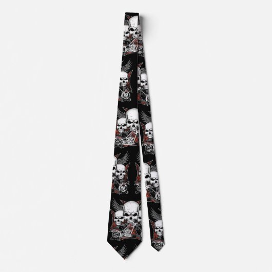 Cravate Three Skulls (Devant)