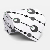 Cravate Throw Pillow Abstract retro design ornamental deco (Roulé)