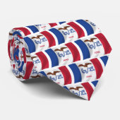 Cravate Tiareau drapeau de l'Iowa (Roulé)