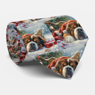Cravate Tibétain Mastiff Chien Fête de Noël