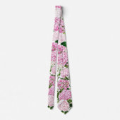 Cravate Tie à col hydrangea rose (Dos)