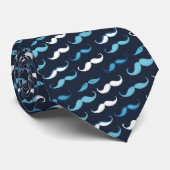 Cravate Tie à motif de moustache (Roulé)