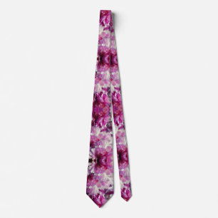 Cravate Tie à motif photo floral