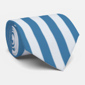 Cravate Tie à rayure verticale bleue (Roulé)