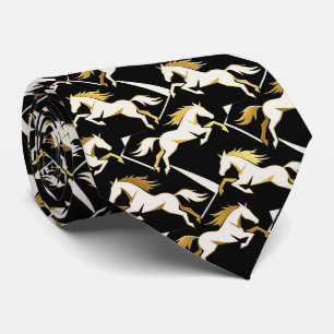 Cravate Tie Abstrait pour le Derby de Courses de Chevaux