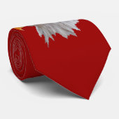 Cravate Tie Aigle Royal d'Alaska Double Face (Rouge) (Roulé)