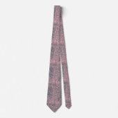 Cravate Tie and Dye Webby Gris Rose Abstrait (Devant)