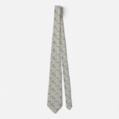 Cravate Tie Art Nouveau bleu (Devant)