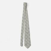 Cravate Tie Art Nouveau bleu (Dos)