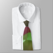 Cravate Tie Artsy et Cool Vert Violet (Attaché)