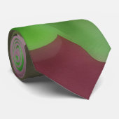 Cravate Tie Artsy et Cool Vert Violet (Roulé)