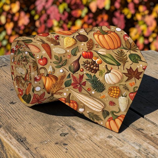 Cravate Tie Automne Citrouille