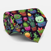 Cravate Tie Cactus Mignon (Roulé)