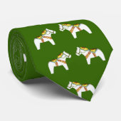 Cravate Tie cheval de Dala de Noël (Roulé)