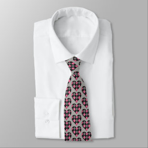 Cravate Tie coeurs de la Saint-Valentin pour hommes