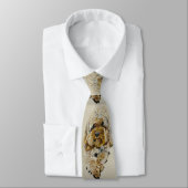 Cravate Tie Coq doré Cockapoo (Attaché)