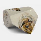 Cravate Tie Coq doré Cockapoo (Roulé)