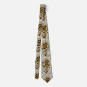 Cravate Tie Coq doré Cockapoo (Dos)