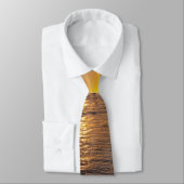 Cravate Tie : Coucher de soleil au bord de la mer (Attaché)