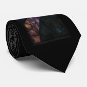 Cravate Tie croix vitrail chrétienne (Roulé)