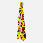 Cravate Tie d'art abstrait (Dos)
