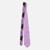 Cravate Tie de camouflage lavande et violet foncé (Dos)