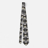 Cravate Tie de col Nurse en forme de Chat Smoking (Dos)