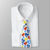 Cravate Tie de cou coeur autisme (Attaché)