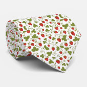 Cravate Tie de cou de fruits de fraises d'été (Roulé)