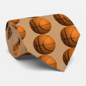 Cravate Tie de cou de sport de basket-ball (Roulé)
