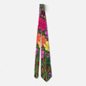 Cravate Tie de cou papillon Cosmos Boho Abstrait (Dos)
