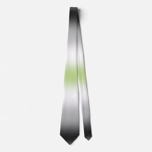 Cravate Tie de fierté agender élégant, Tie de drapeau de f (Devant)