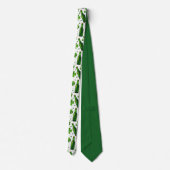 Cravate Tie de la Saint-Patrick Bières et Pétales (Dos)