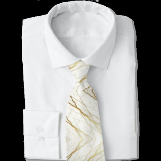Cravate Tie de mariage et d'événement de luxe | Marbre bla
