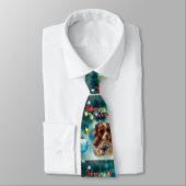 Cravate Tie de Noël, Joyeux Noël (Attaché)