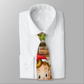 Cravate Tie de Noël, Lutin (Attaché)