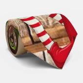 Cravate Tie de Noël, Lutin (Roulé)