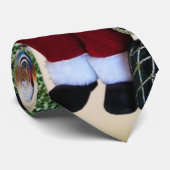 Cravate Tie de Noël, Père Noël (Roulé)