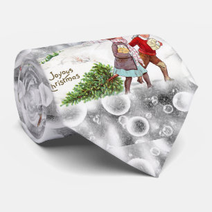 Cravate Tie de Noël, Vintage