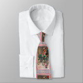 Cravate Tie de Noël, Vintage (Attaché)