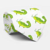 Cravate Tie de poisson-chat chanceux #1 (Roulé)