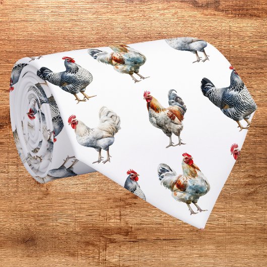 Cravate Tie de poule