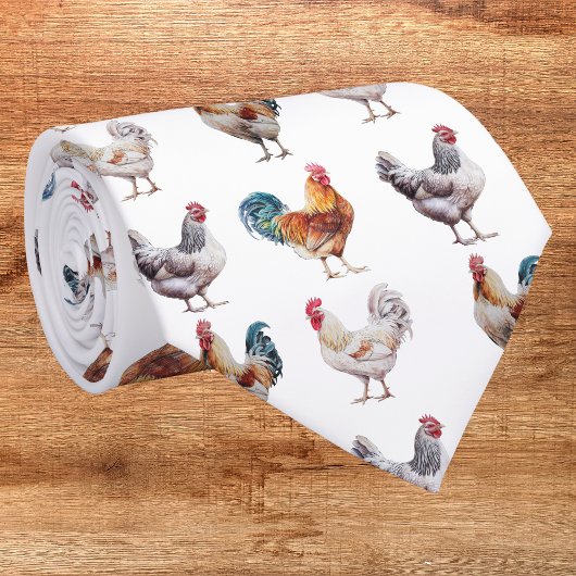 Cravate Tie de poule