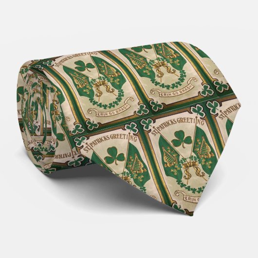 Cravate Tie de voeux de la Saint-Patrick (Roulé)