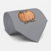 Cravate Tie d'Halloween avec pigeon (Roulé)