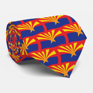 Cravate Tie Drapeau d'Arizona