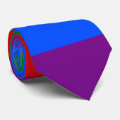 Cravate Tie - Drapeau de la fierté LGBTIQA (Roulé)