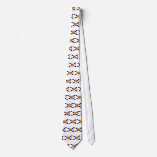 Cravate Tie du drapeau de la Nouvelle-Écosse (Devant)