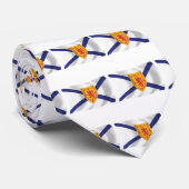 Cravate Tie du drapeau de la Nouvelle-Écosse (Roulé)