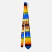 Cravate "Tie Dye Aquarelle" Homme's Bright Print Fun (Dos)